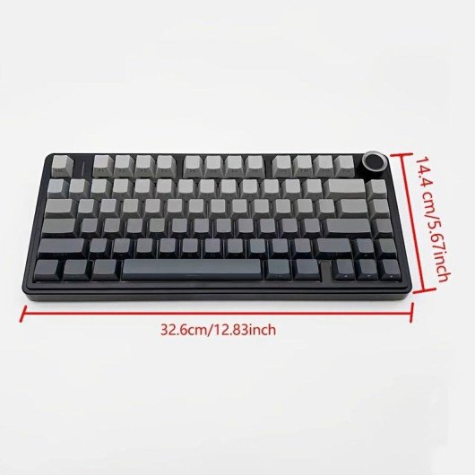 Clavier Aula F75 Tri-mode RGB 75% Compact avec Switches Reaper