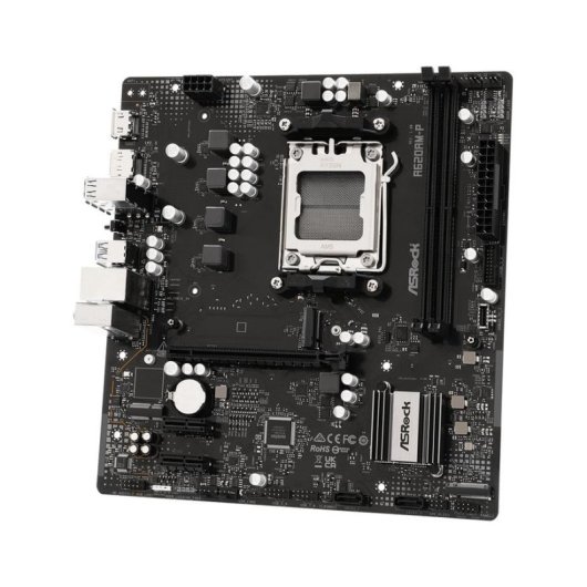 Placa Base Asrock A620AM-P AMD A620A Zócalo AM5 DDR5 Micro ATX Sin Wifi