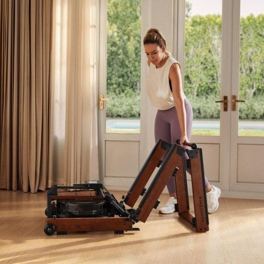Remador Kingsmith WR3L Resistência água App Plegável Madeira