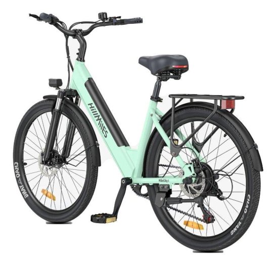 Velo Electrique Urbain MileCity 1 Green 26 Pouces