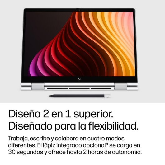 Portátil HP EliteBook 8 Flip G2i 13,3 pulgadas Intel Core Ultra 5 325 16GB Intel Graphics 512GB SSD Windows 11 Pro pantalla táctil