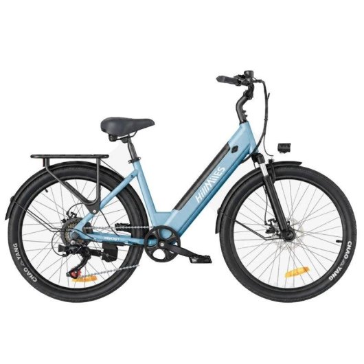 Velo electrique HillMilES Milecity 1 bleu 26 pouces
