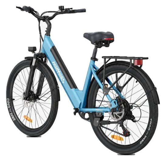 Velo electrique HillMilES Milecity 1 bleu 26 pouces