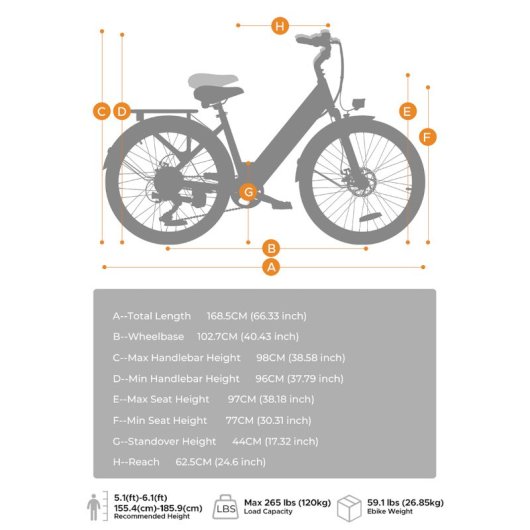 HillMiles MileCity 1 Elektrische Fiets 250 W 100 km