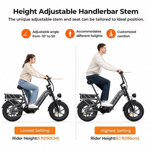Velo electrique HillMiles MileLink 1 250W 48V 18Ah