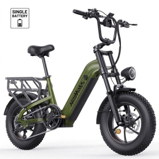 Bicicleta Eléctrica HillMiles MileLink 1 Motor 250W Batería 48V 18Ah 120km