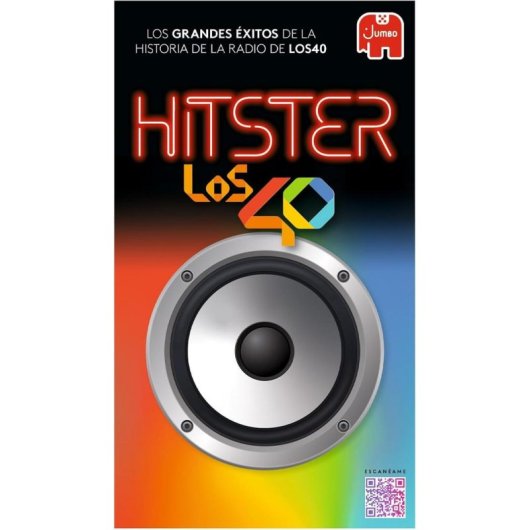Juego de mesa musical Hitster Los 40 con 300 canciones QR