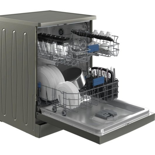 Geschirrspüler Beko bPRO 500 BDFN26443G 14 Maßgedecke C mit automatischer Türöffnung