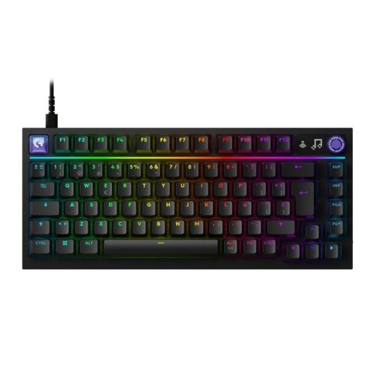 Teclado Logitech G316 X mecánico con interruptores intercambiables y RGB LIGHTSYNC negro
