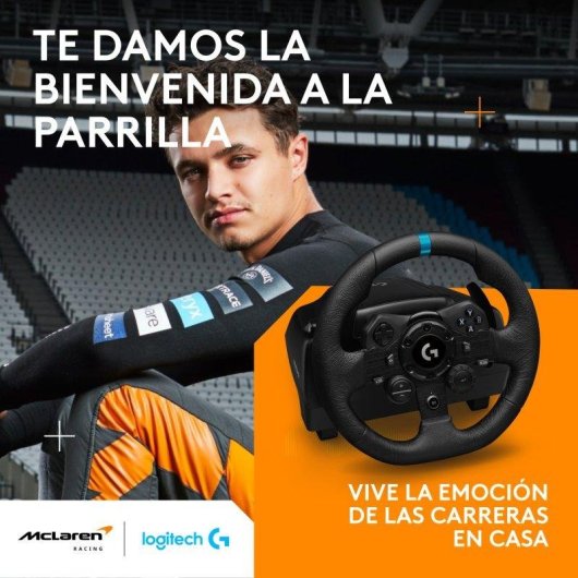 Volante de Carreras Logitech G923 Racing Wheel y Pedals TRUEFORCE PC