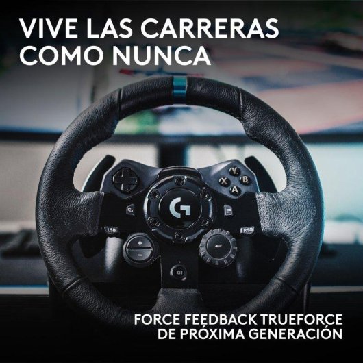 Volante de Carreras Logitech G923 Racing Wheel y Pedals TRUEFORCE PC
