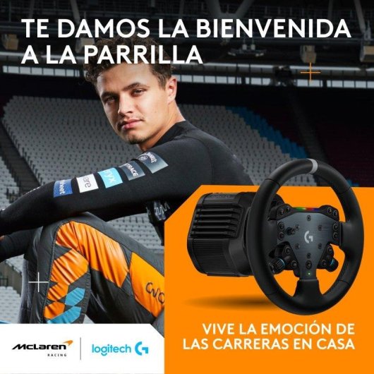 Volant de simulation Logitech RS50 System 3 pieces