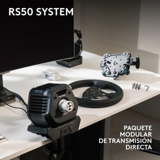 Volant de simulation Logitech RS50 System 3 pieces