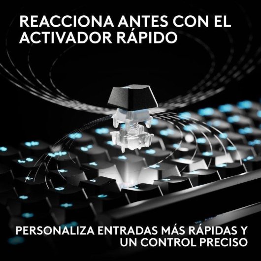 Teclado Logitech G PRO X2 RAPID magnético analógico con OLED y RGB Layout ES