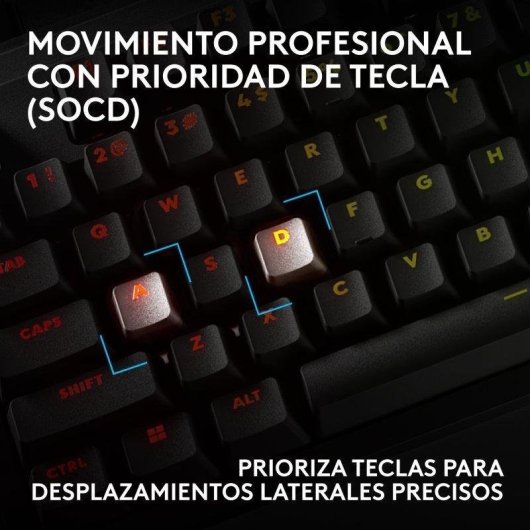Teclado Logitech G PRO X2 RAPID magnético analógico con OLED y RGB Layout ES