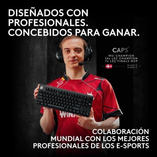 Teclado Logitech G PRO X2 RAPID magnético analógico con OLED y RGB Layout ES