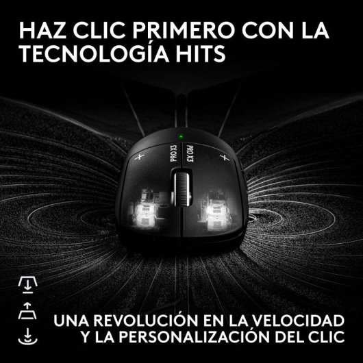 Souris Logitech G PRO X3 SUPERSTRIKE sans fil 44000 DPI Midnight Black