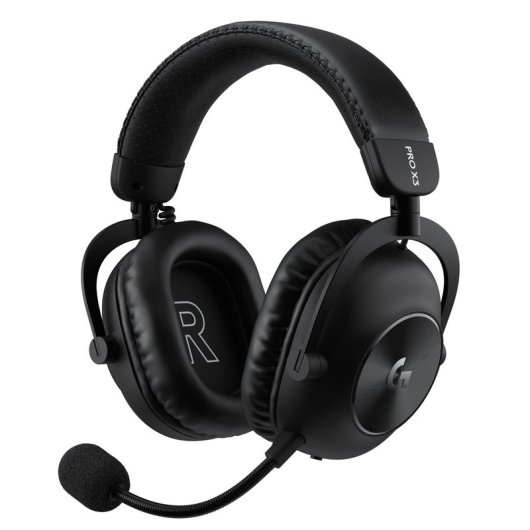 Auriculares Logitech G PRO X3 LIGHTSPEED sem fios Bluetooth USB Gaming Preto