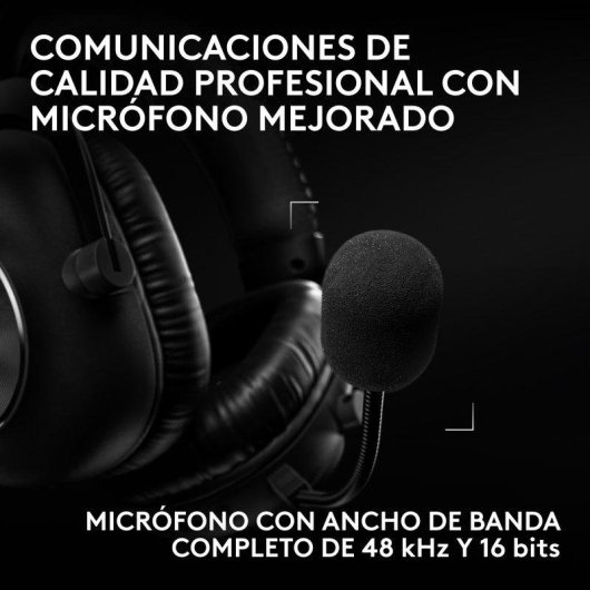 Auriculares Logitech G PRO X3 LIGHTSPEED sem fios Bluetooth USB Gaming Preto