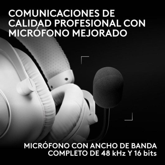 Auriculares Logitech G PRO X3 LIGHTSPEED sem fios Bluetooth USB 3,5 mm Gaming Branco