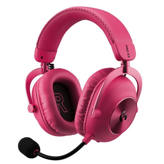 Logitech G PRO X3 LIGHTSPEED kabellose Bluetooth Gaming Kopfhörer 7.1 Surround Rosa
