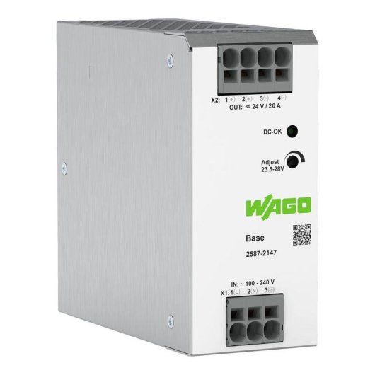Source d'alimentation Wago 2587-2147 Gris 56 mm x 125 mm 1,15 kg