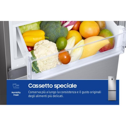 Frigorifero Combi Samsung RB34C670DSA No Frost 185cm 344L D Grafite WiFi
