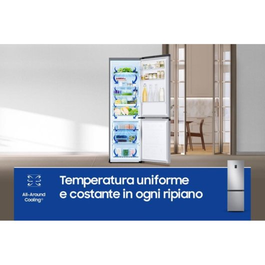 Frigorifero Combi Samsung RB34C670DSA No Frost 185cm 344L D Grafite WiFi