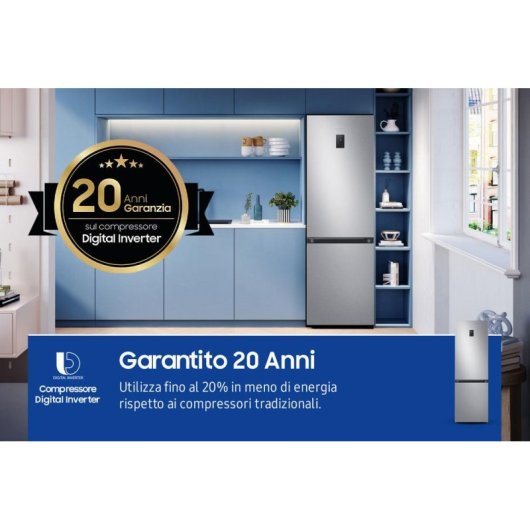 Frigorifero Combi Samsung RB34C670DSA No Frost 185cm 344L D Grafite WiFi