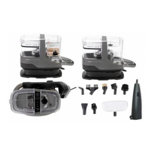 Aspiradora de Tapicerías Ufesa TurboSteam 1800W 30 min sin Bolsa Accesorios