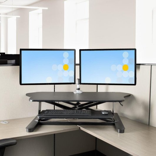 Bureau réglable StarTech.com StarTech.com pour coin avec support double écran