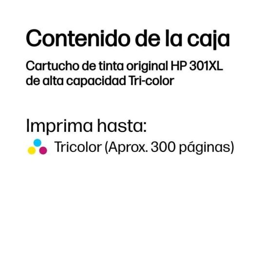 Cartouche HP 301XL Tri-color haute rendement