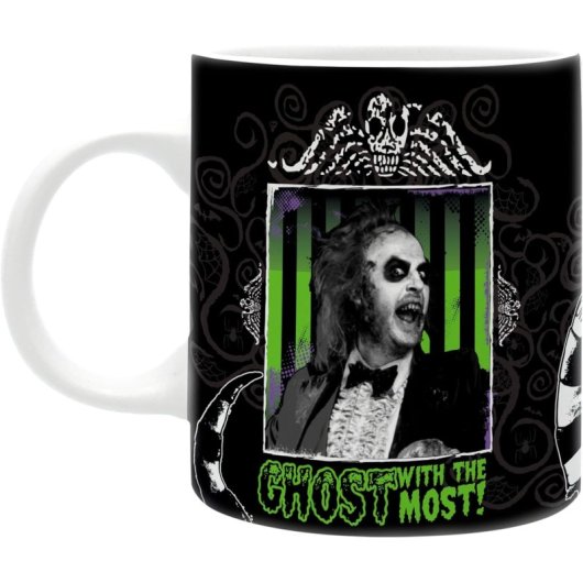 Taza Beetlejuice 1988 Cerámica 320 Mls