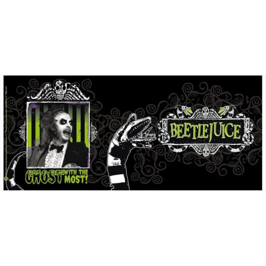 Taza Beetlejuice 1988 Cerámica 320 Mls