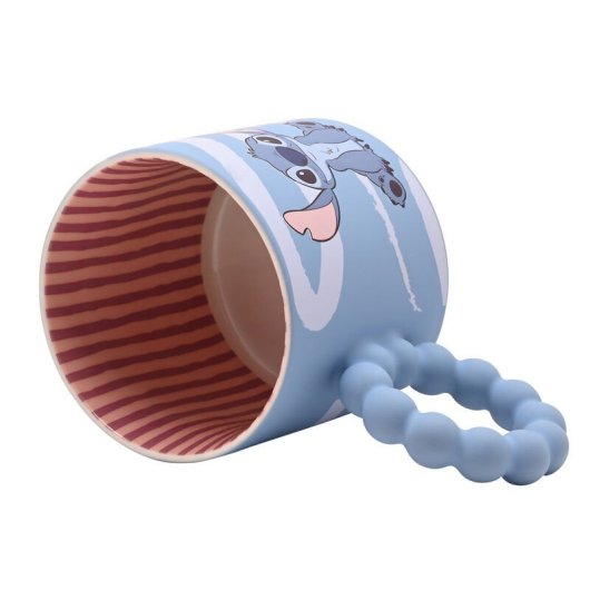 Taza Stitch Textura Suave Stitch Cerámica 300 Mls