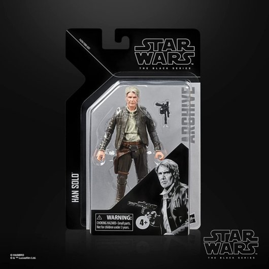 Figura Han Solo Star Wars El Despertar De La Fuerza Star Wars: The Force Awakens Black Series Articulada 15 Cms