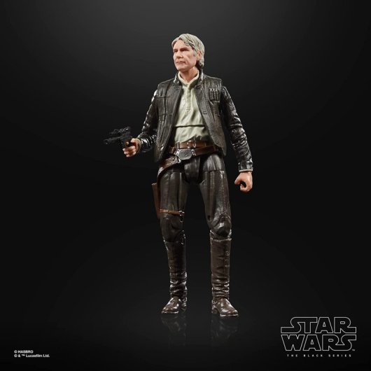 Figura Han Solo Star Wars El Despertar De La Fuerza Star Wars: The Force Awakens Black Series Articulada 15 Cms