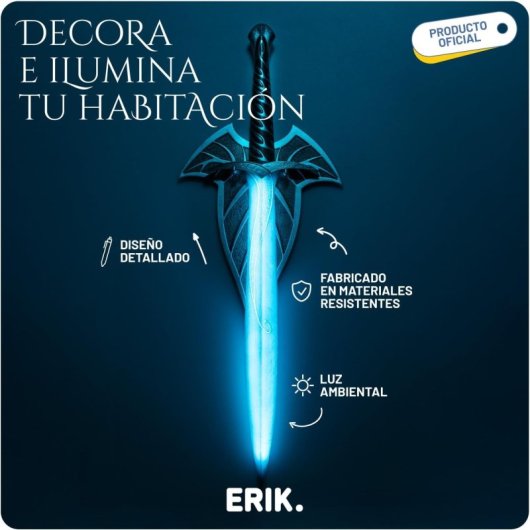 Lámpara Espada Dardo El Señor De Los Anillos