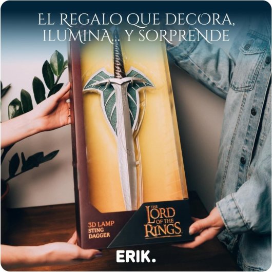 Lámpara Espada Dardo El Señor De Los Anillos