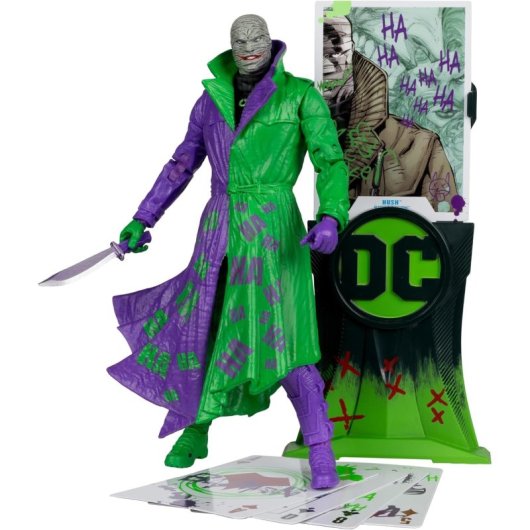 Figura Hush Jokerizado Dc Multiverse Gold Label Articulada 18 Cms