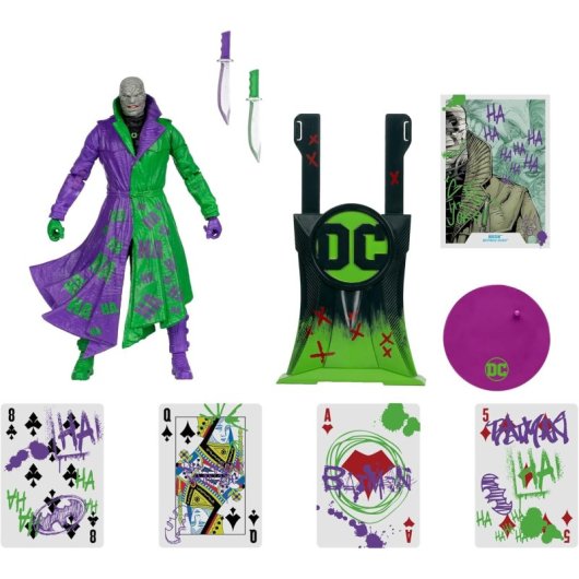 Figura Hush Jokerizado Dc Multiverse Gold Label Articulada 18 Cms