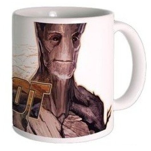 Taza Groot Guardianes De La Galaxia Marvel Cerámica 300 Mls
