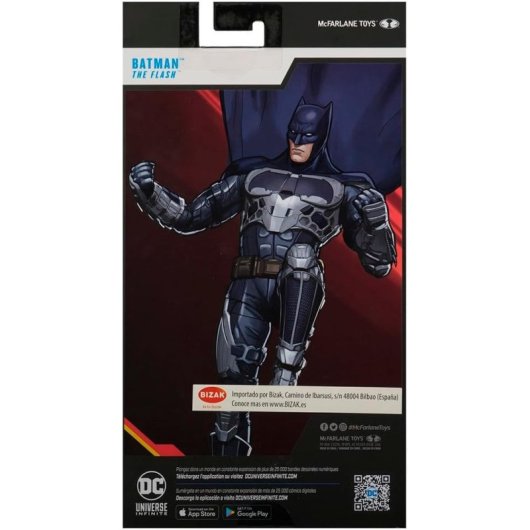Figura Batman The Flash Dc Multiverse Articulada 18 Cms