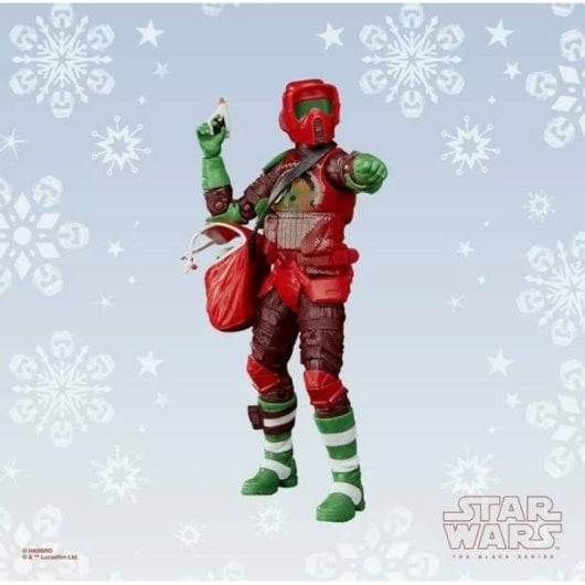 Figura Scout Trooper (holiday Edition) Star Wars Articulada 15 Cms