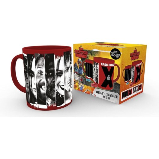 Taza Térmica Task Force X El Escuadrón Suicida Dc Cerámica 320 Mls
