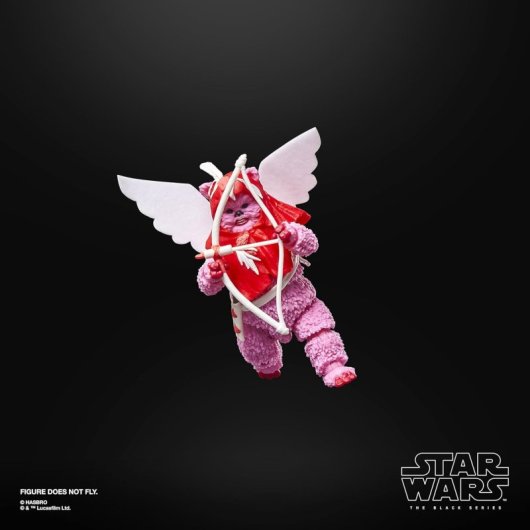 Figura Ewok Valentine's Day Edition Star Wars Black Series Articulada 9 Cms