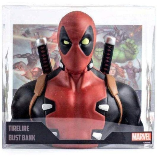 Hucha Deadpool Busto Marvel 20 Cms
