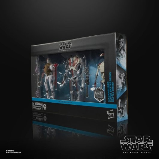 Pack 3 Figuras Magnaguard Super Battle Droid & Battle Droid Pack Star Wars Jedi Survivor Articuladas 15 Cms