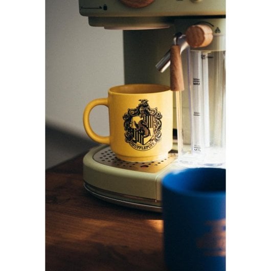Set De 4 Tazas Harry Potter Con Soporte De Metal Porcelana 300 Mls