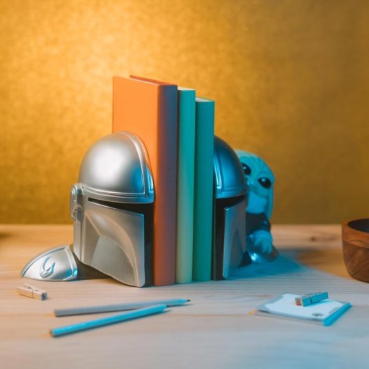 Sujeta Libros 3d The Mandalorian And Grogu 15 Cms